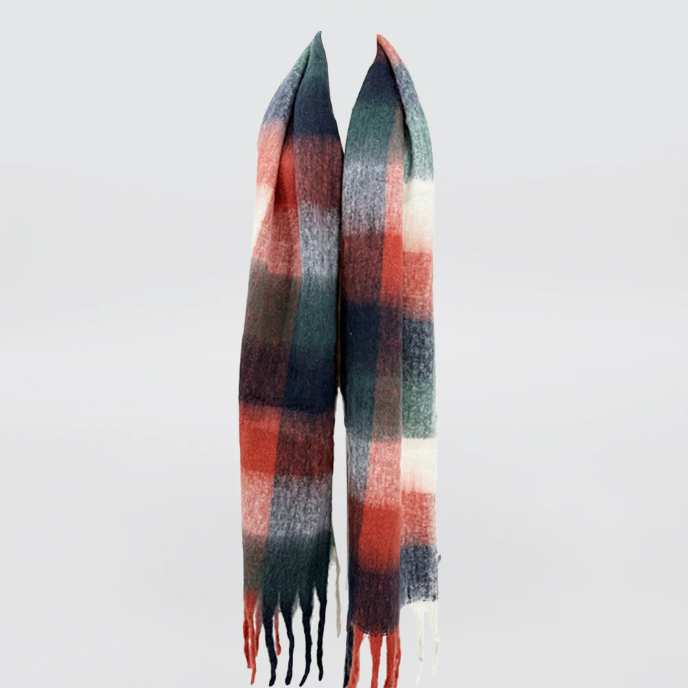 Checkered Winter Scarves - Image 5