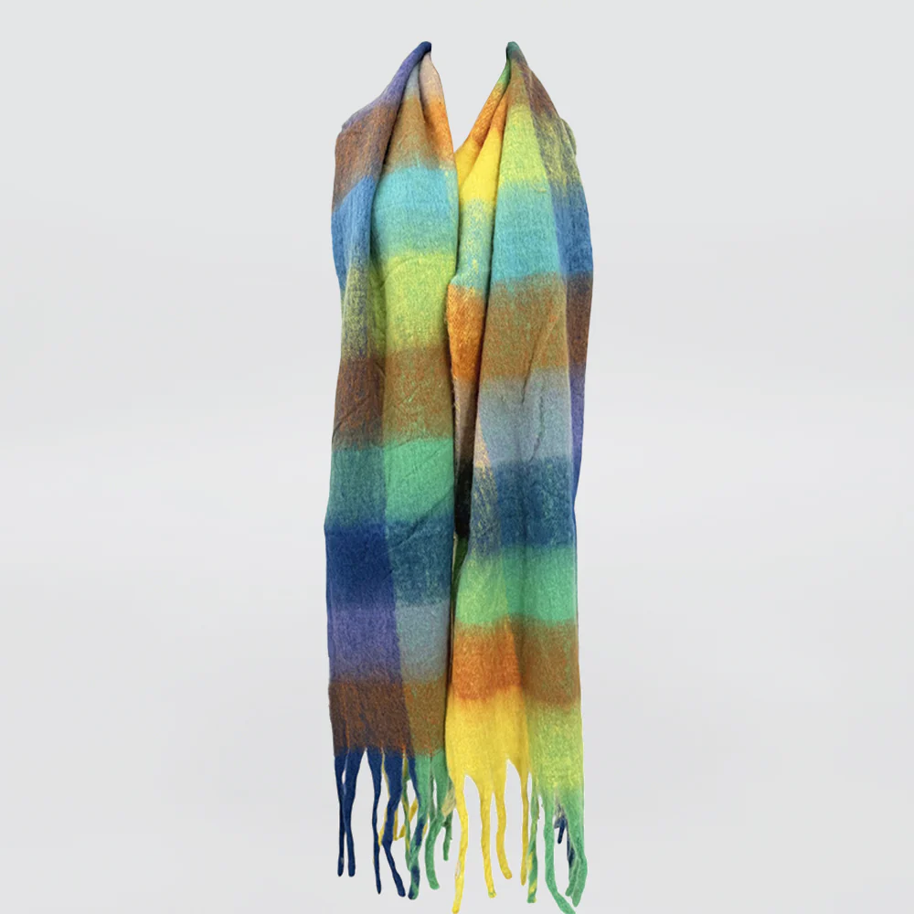 Checkered Winter Scarves - Image 6