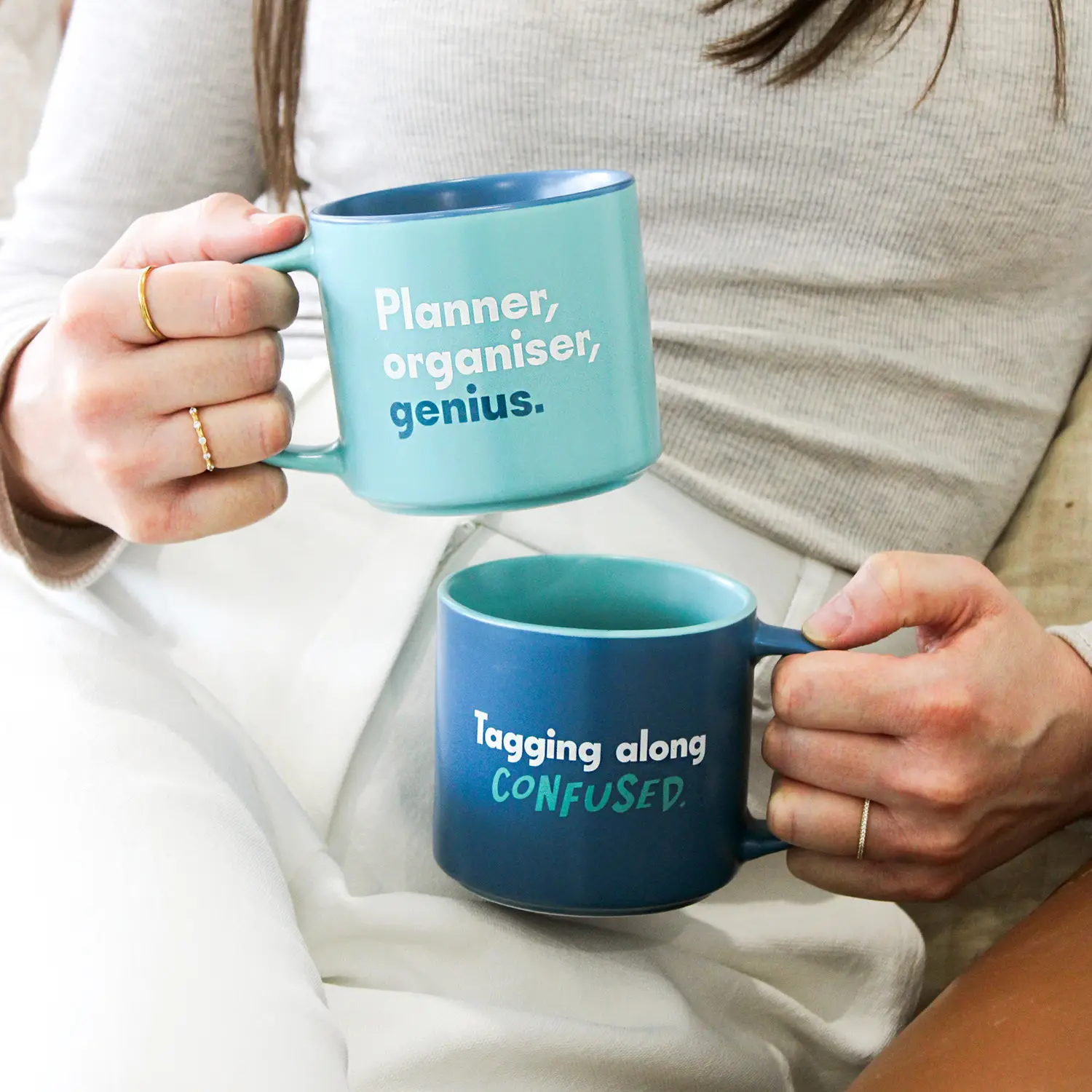 Cheeky Mugs Set - The Planner & The Confused - Image 2