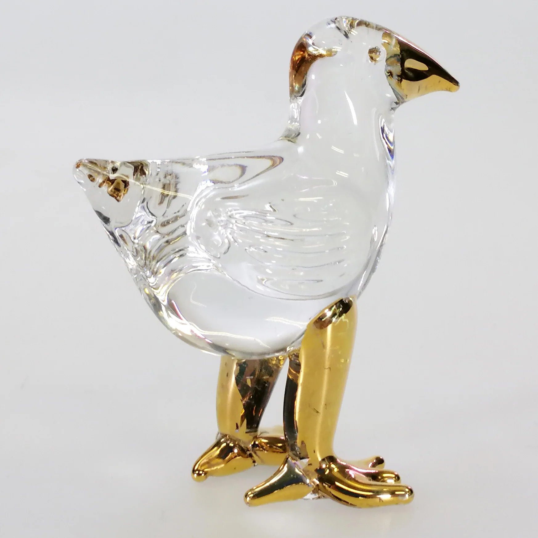 Clear Glass Pukeko Deco Figurine - Image 2