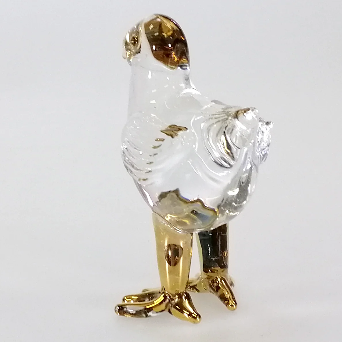 Clear Glass Pukeko Deco Figurine - Image 3