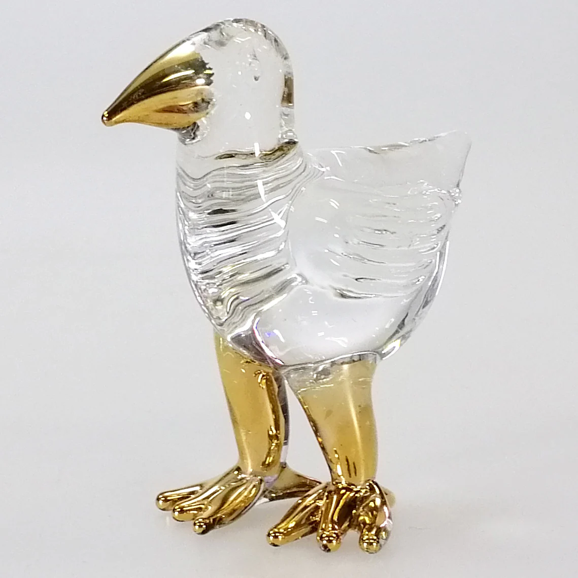 Clear Glass Pukeko Deco Figurine - Image 4