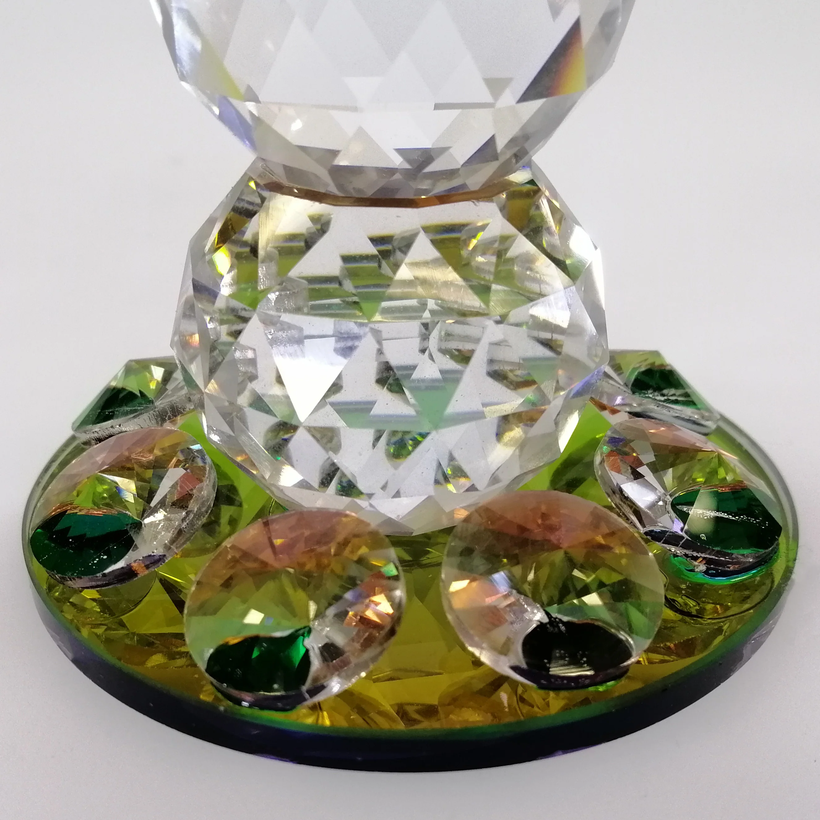 Clear Lotus with Colourful Base - Image 4