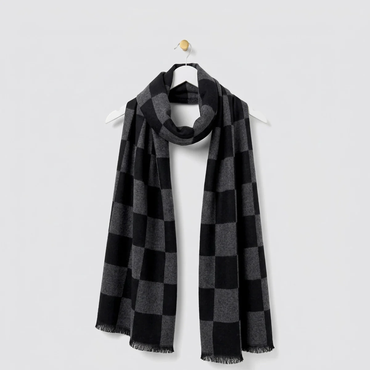 Coloured Checkered Scarves - Image 2
