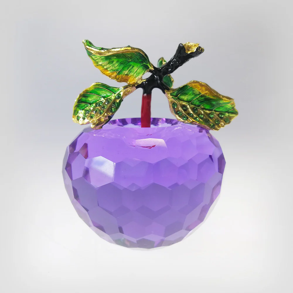 Coloured Glass Apples - Image 5