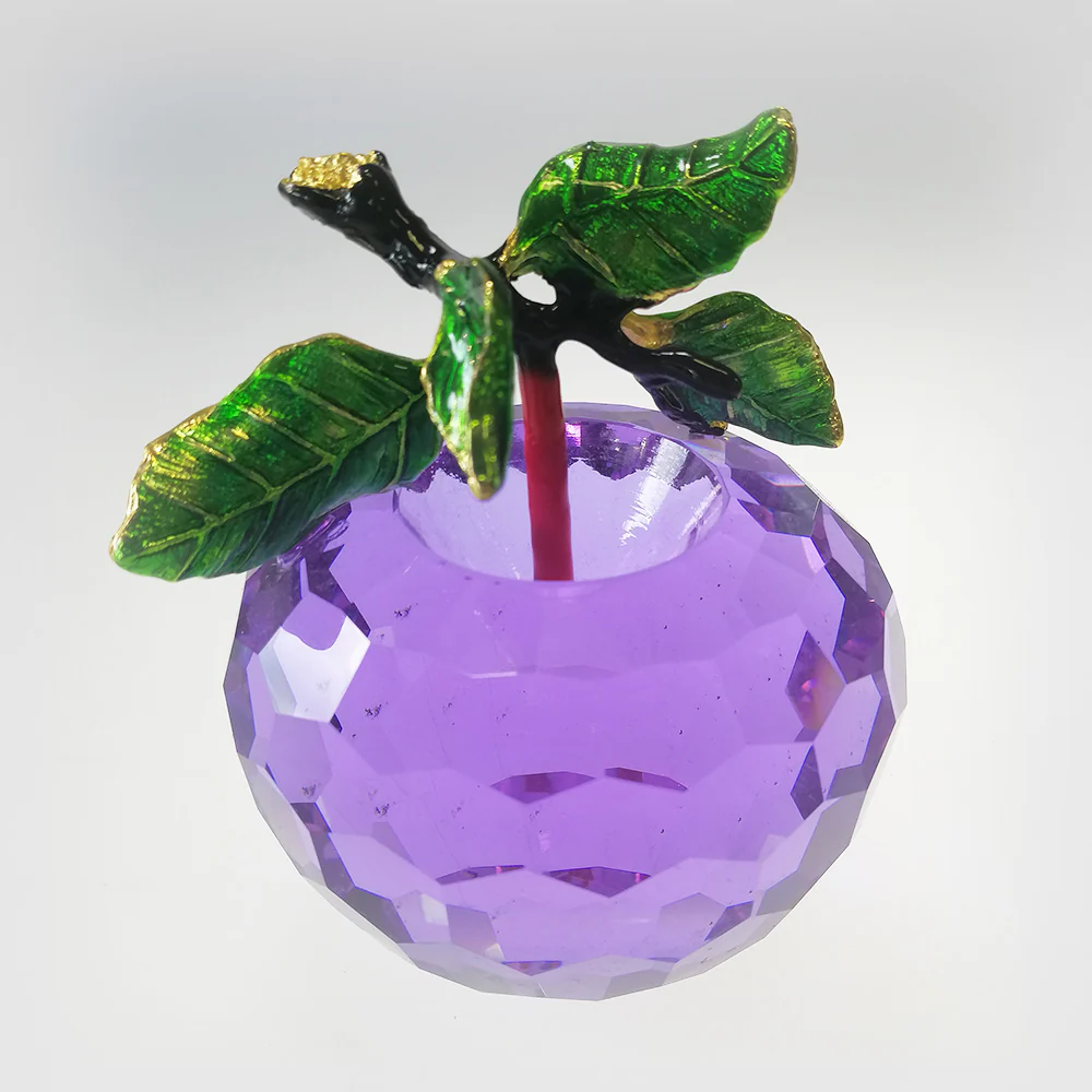 Coloured Glass Apples - Image 6