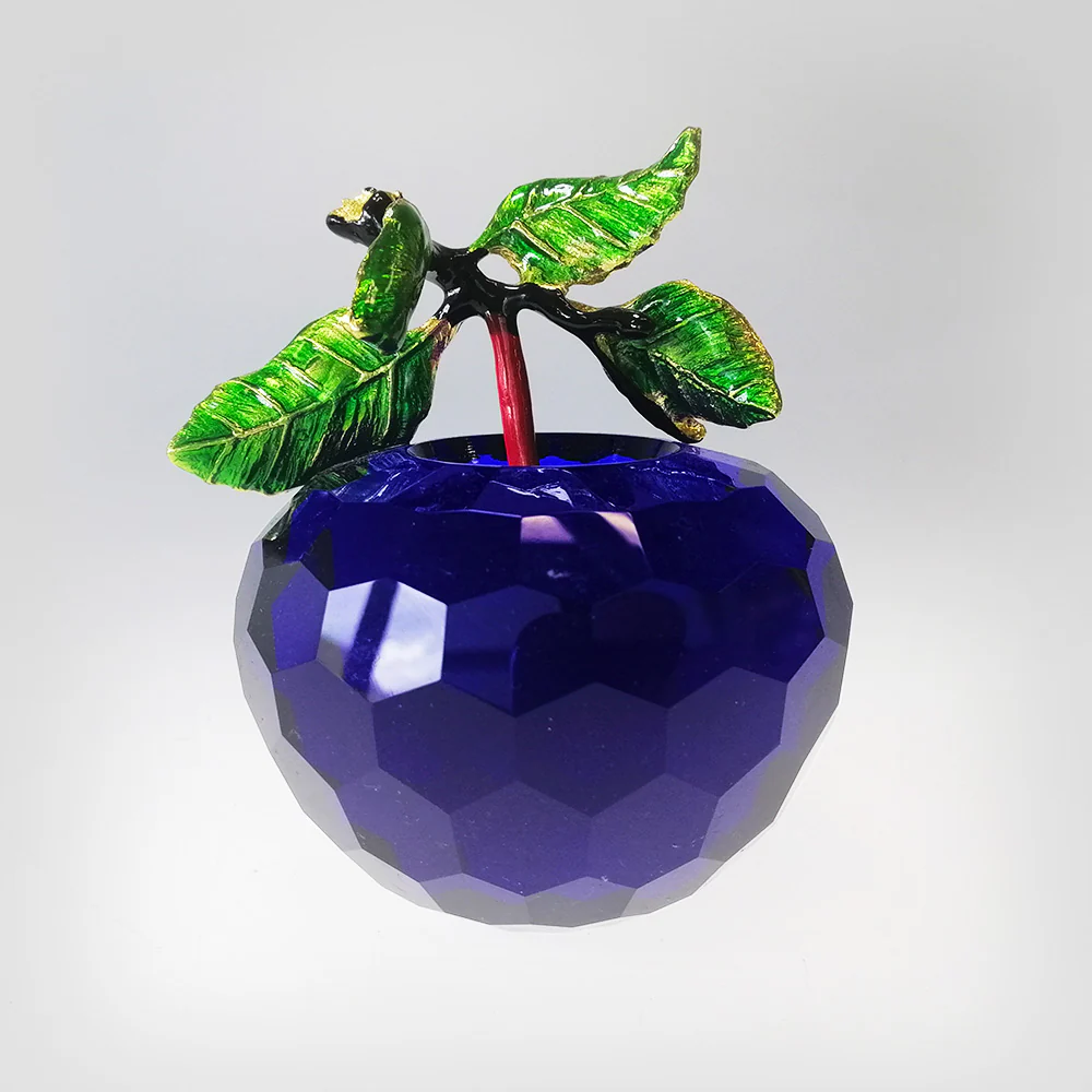 Coloured Glass Apples - Image 7