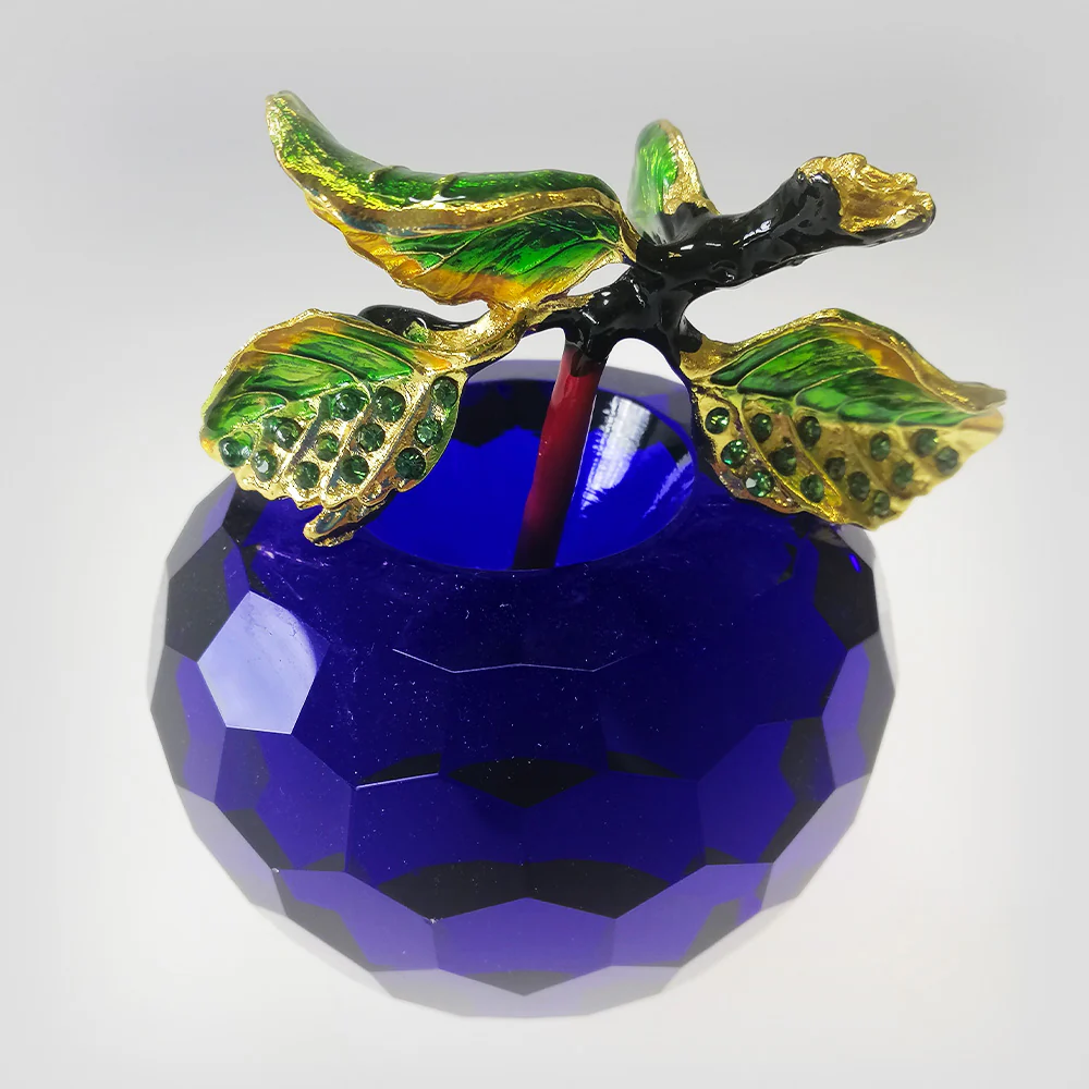 Coloured Glass Apples - Image 8