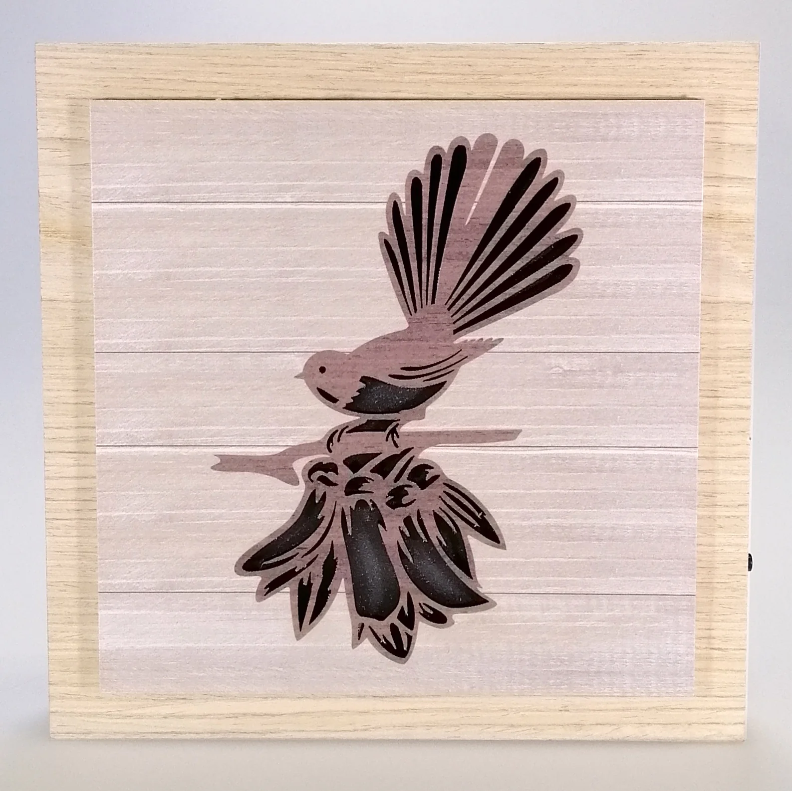 Coloured LED Kiwiana Block - 'Fantail' - Image 2