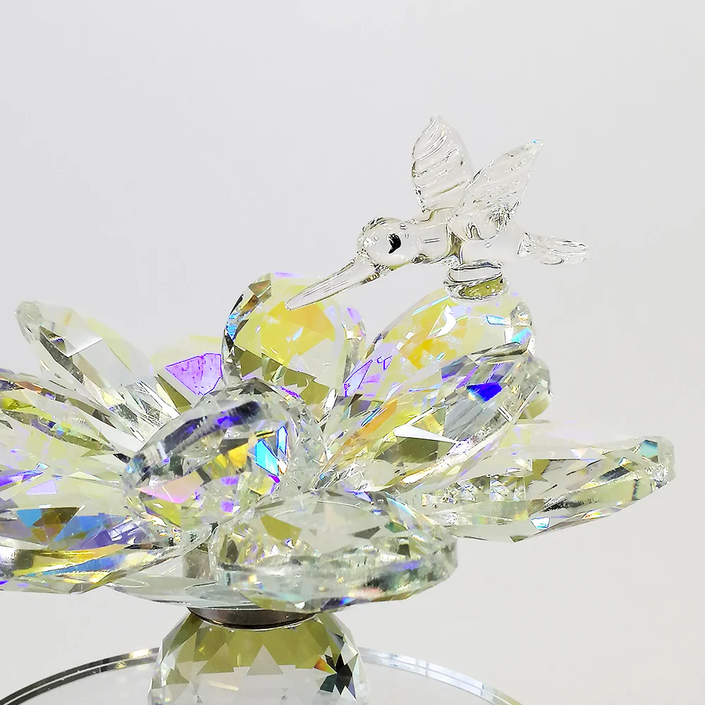 Colourful Glass Flower - Image 3