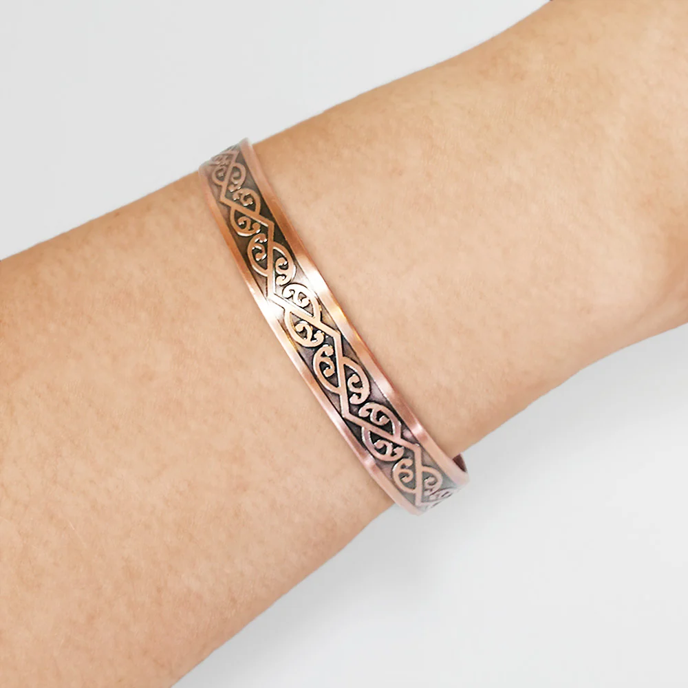 Copper Bracelet 'Maori Design' - Image 2