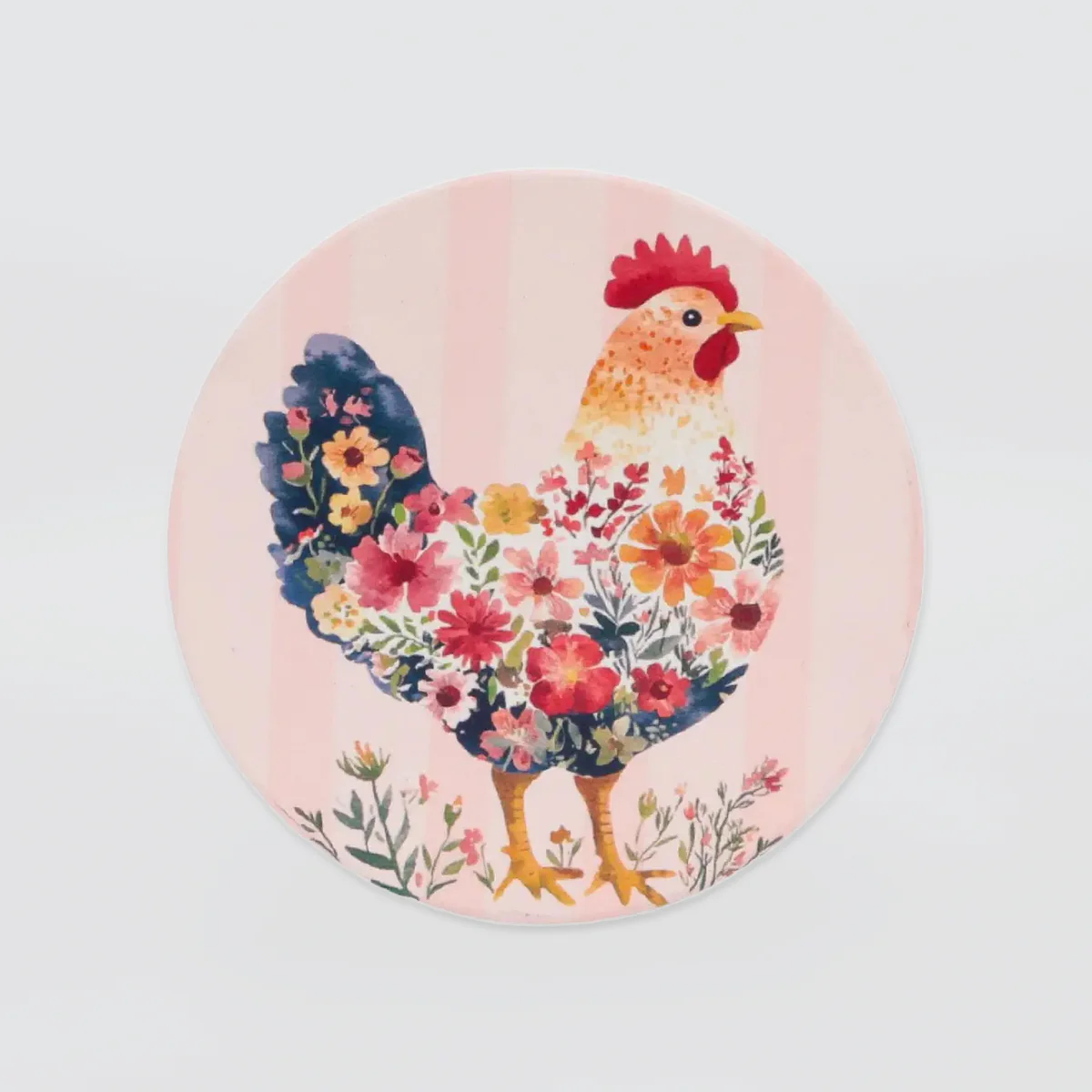 Cottage Grove - Ceramic Coaster - Hen