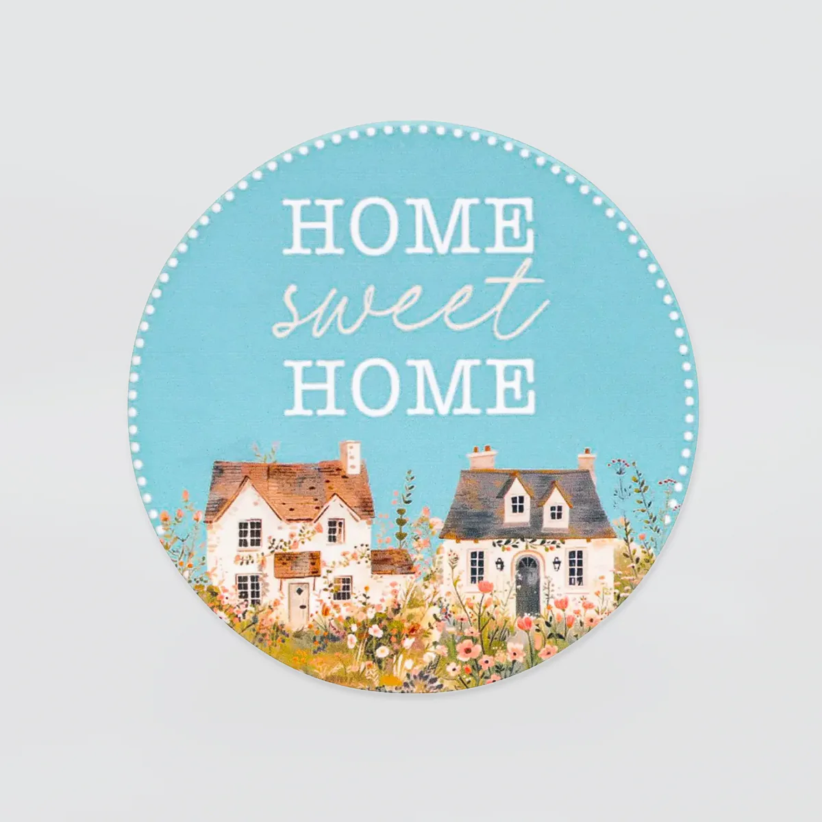 Cottage Grove Ceramic Coaster - Home Sweet Home