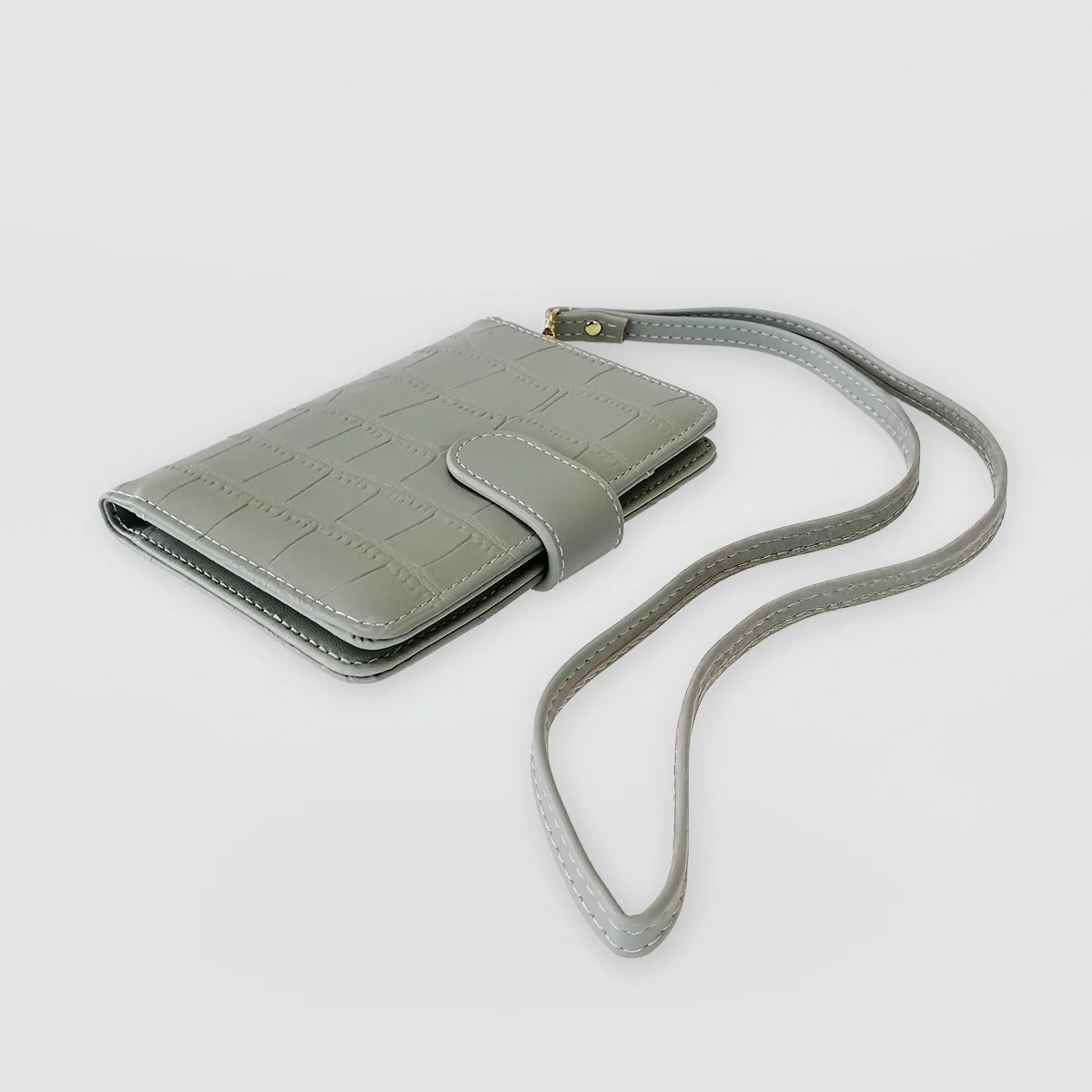 Crackle Wallets W/ Shoulder Strap