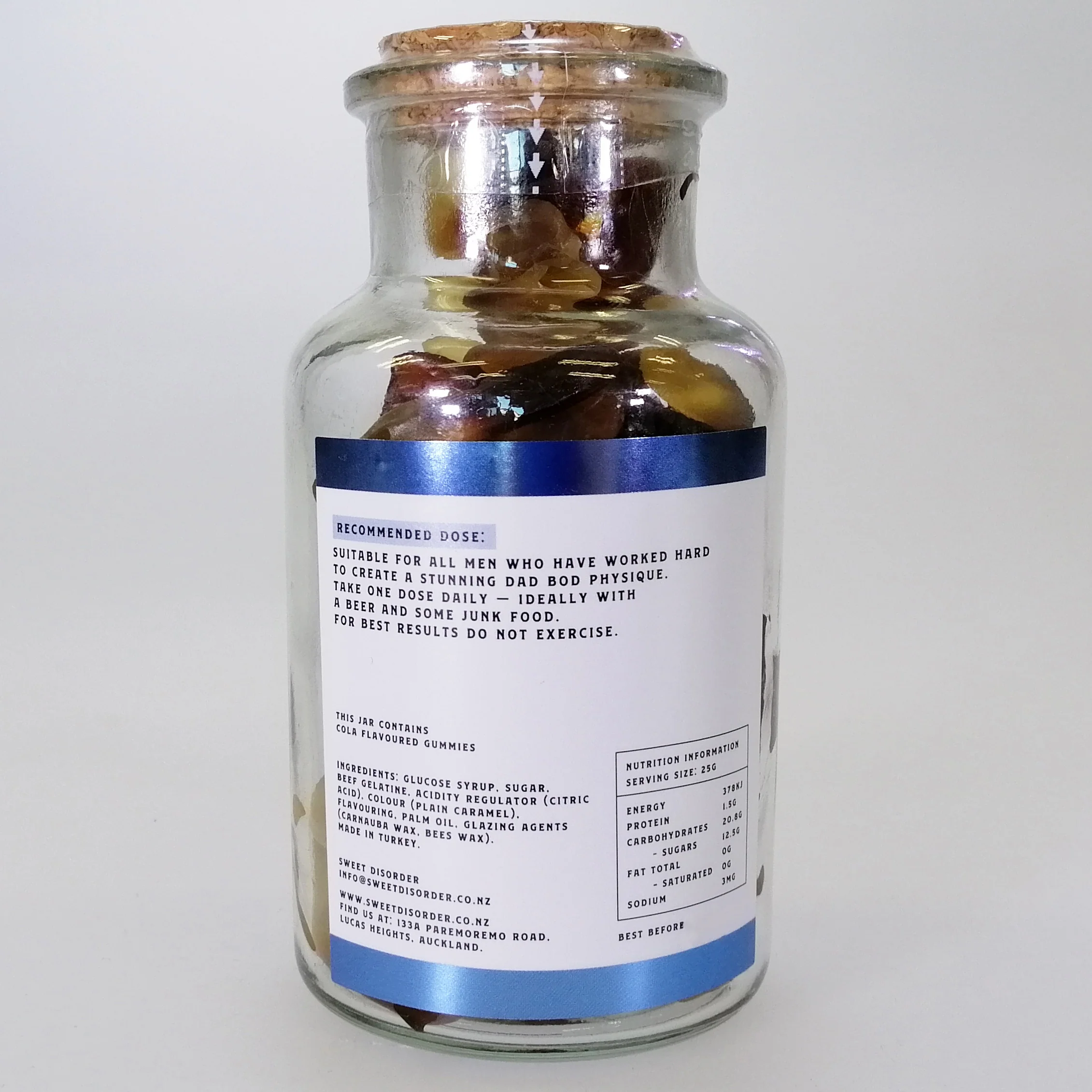 Dad Bod Formula' Gummy Cola Candy - 200g - Image 2