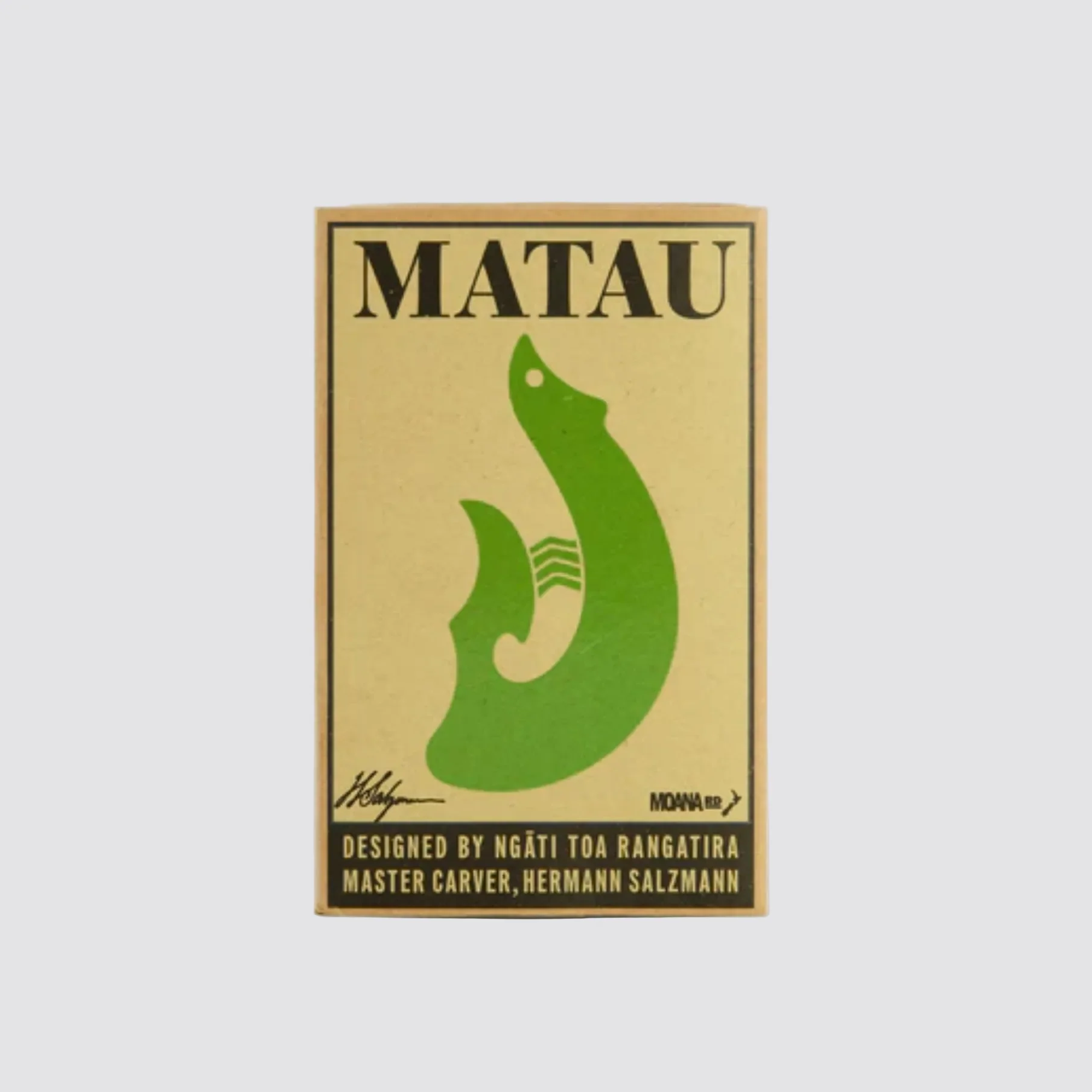 Glass Matau Hook Decor - Green - Image 2