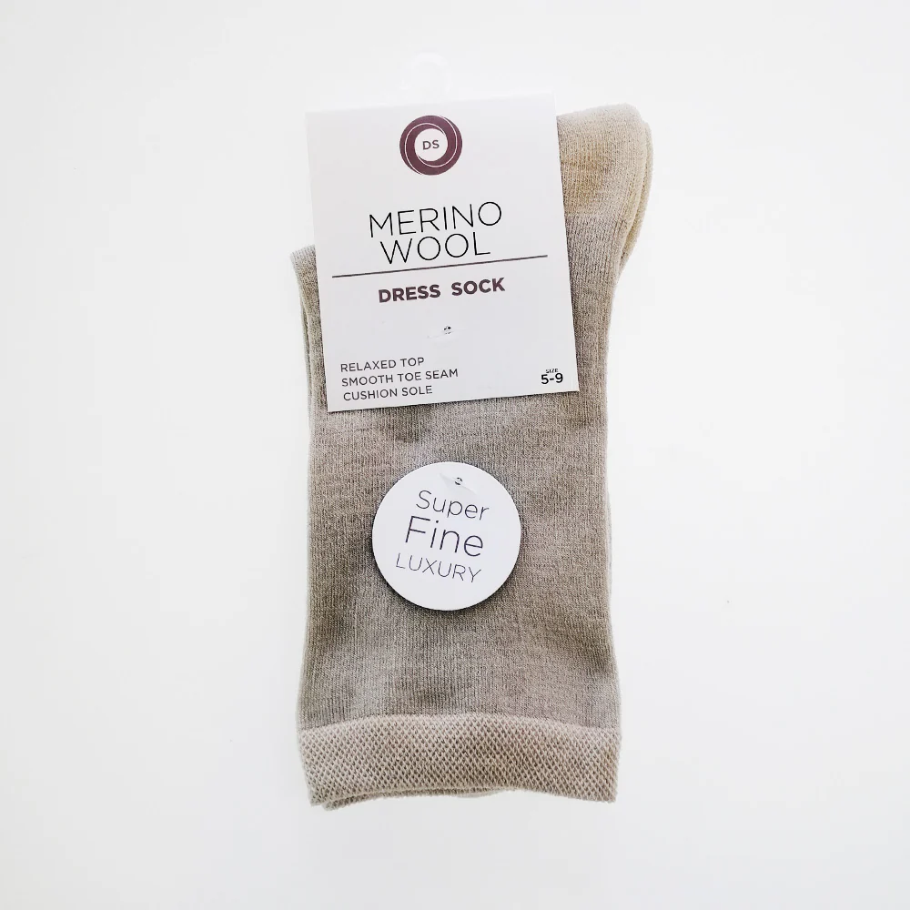 DS Merino Wool Dress Socks - Cushion Soles - Image 3