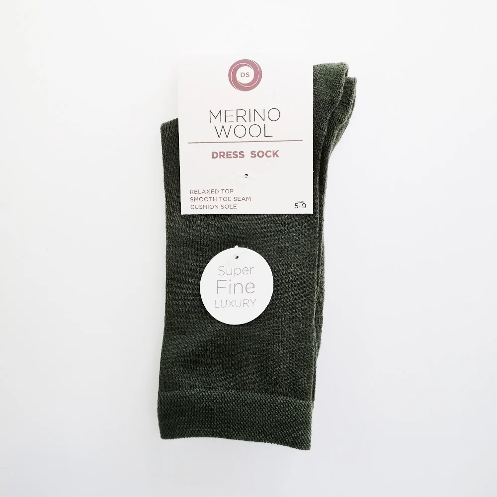 DS Merino Wool Dress Socks - Cushion Soles - Image 7