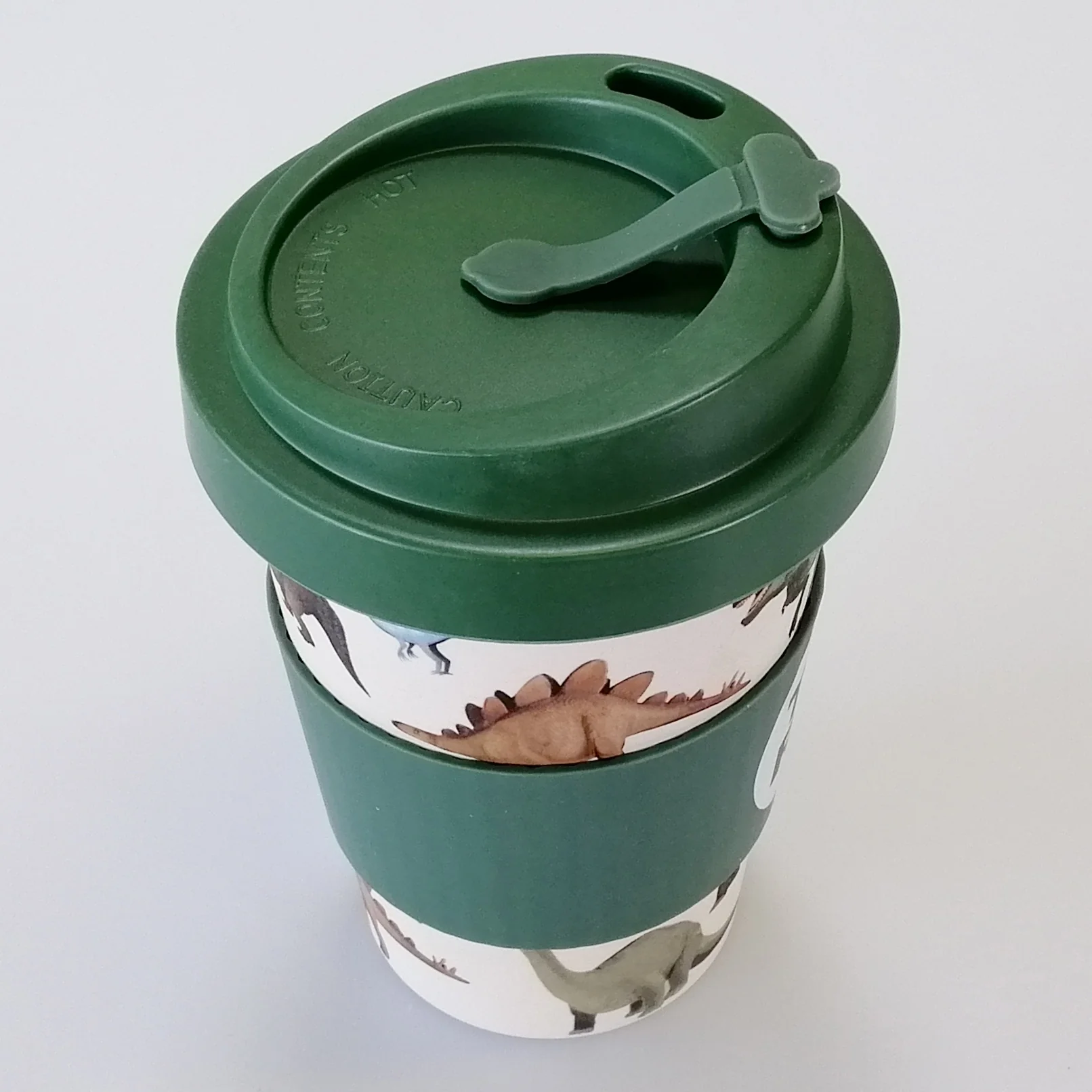 Eco-to-Go Bamboo Cup - 'Tea Rex' - 470ml - Image 3
