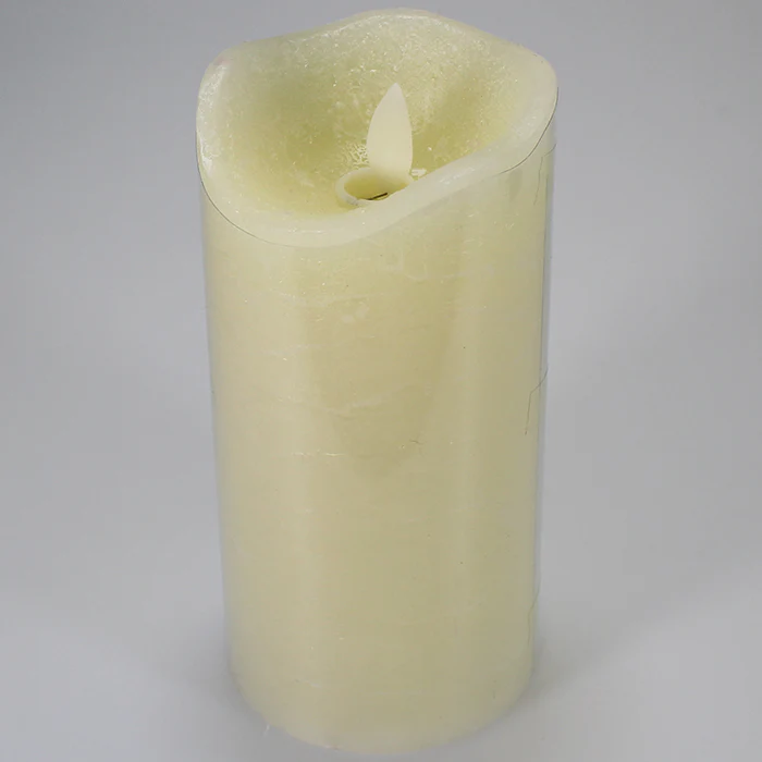 Electric' Flame Candle - Cream - 15cm