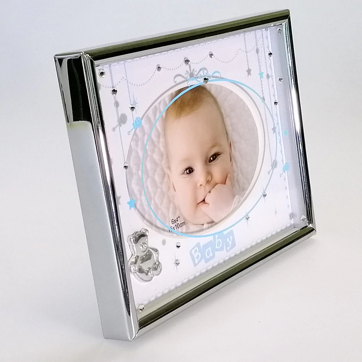 Embossed Baby Photo Frame - Blue - Image 3