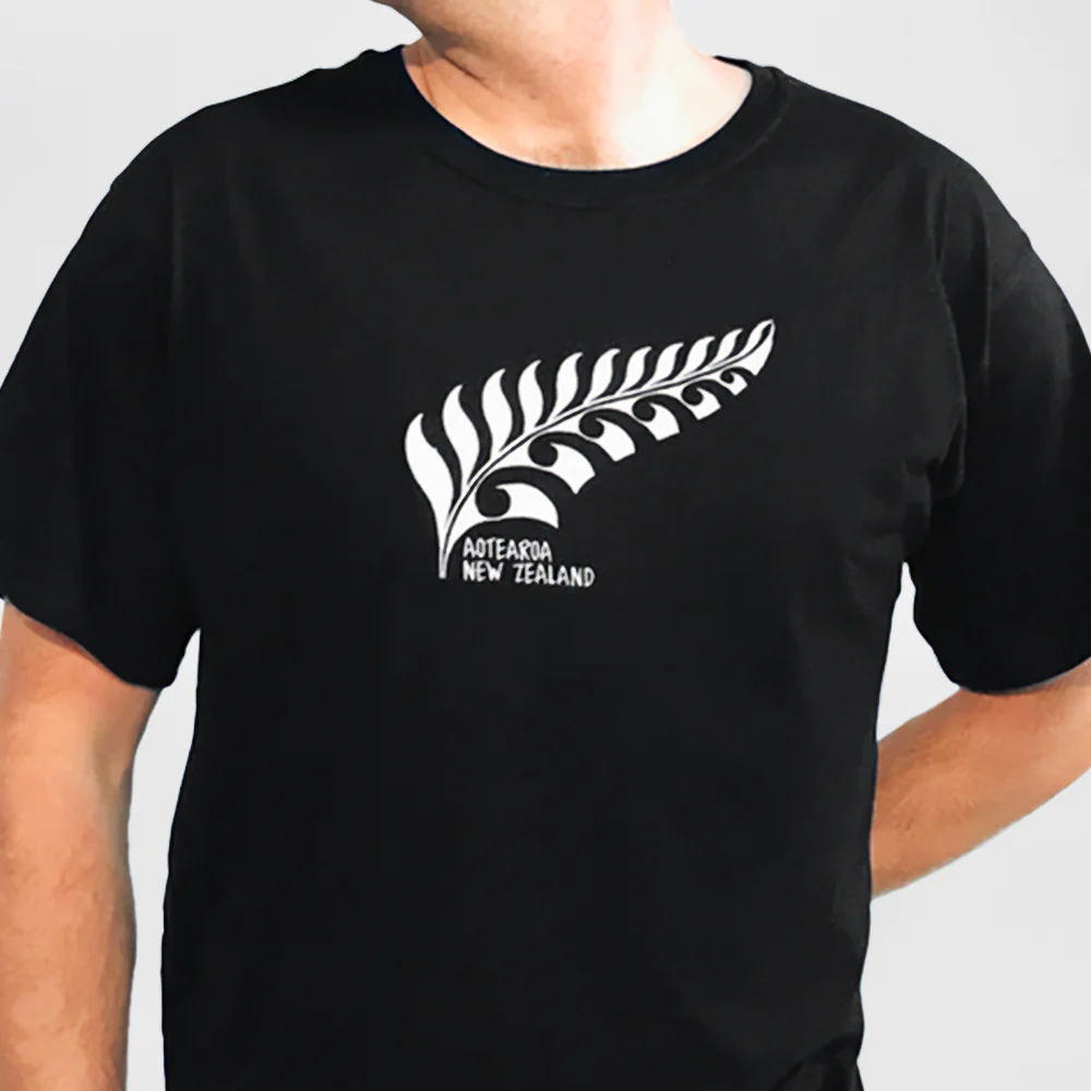 Embroidered Fern - Mens T-Shirt - Image 2