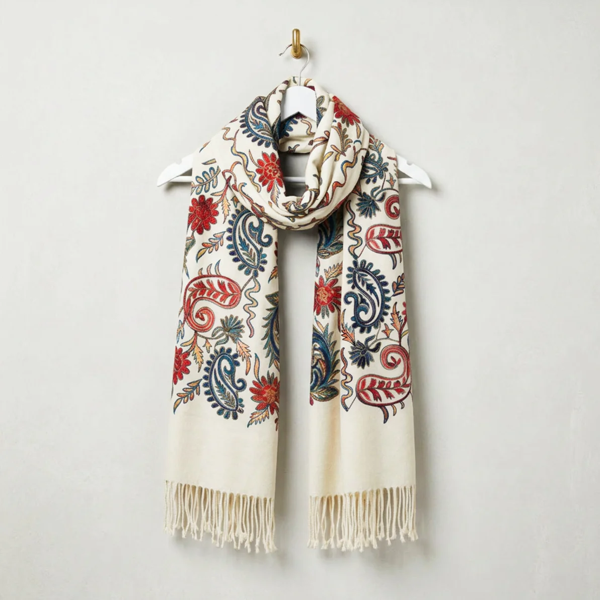 Embroidered Winter Tapestry Scarves - Image 6