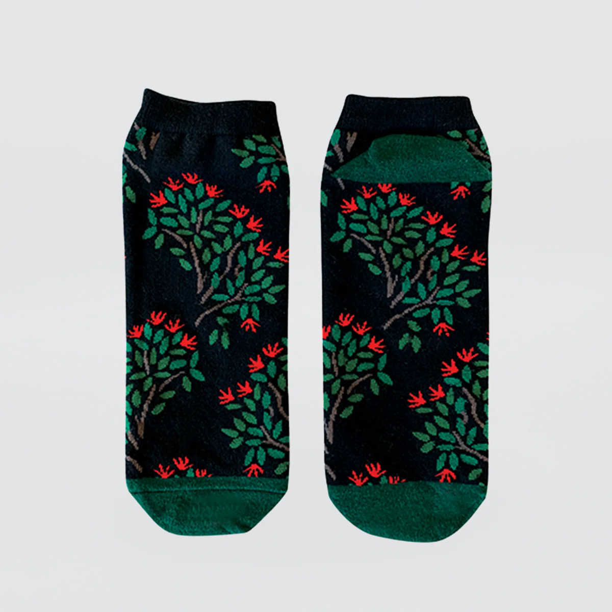 Anti-bacterial 'Evergreen' Pohutukawa Socks