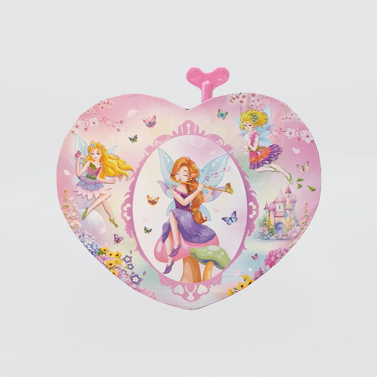 Heart Music Box - 'Fairy Pink' - Image 3