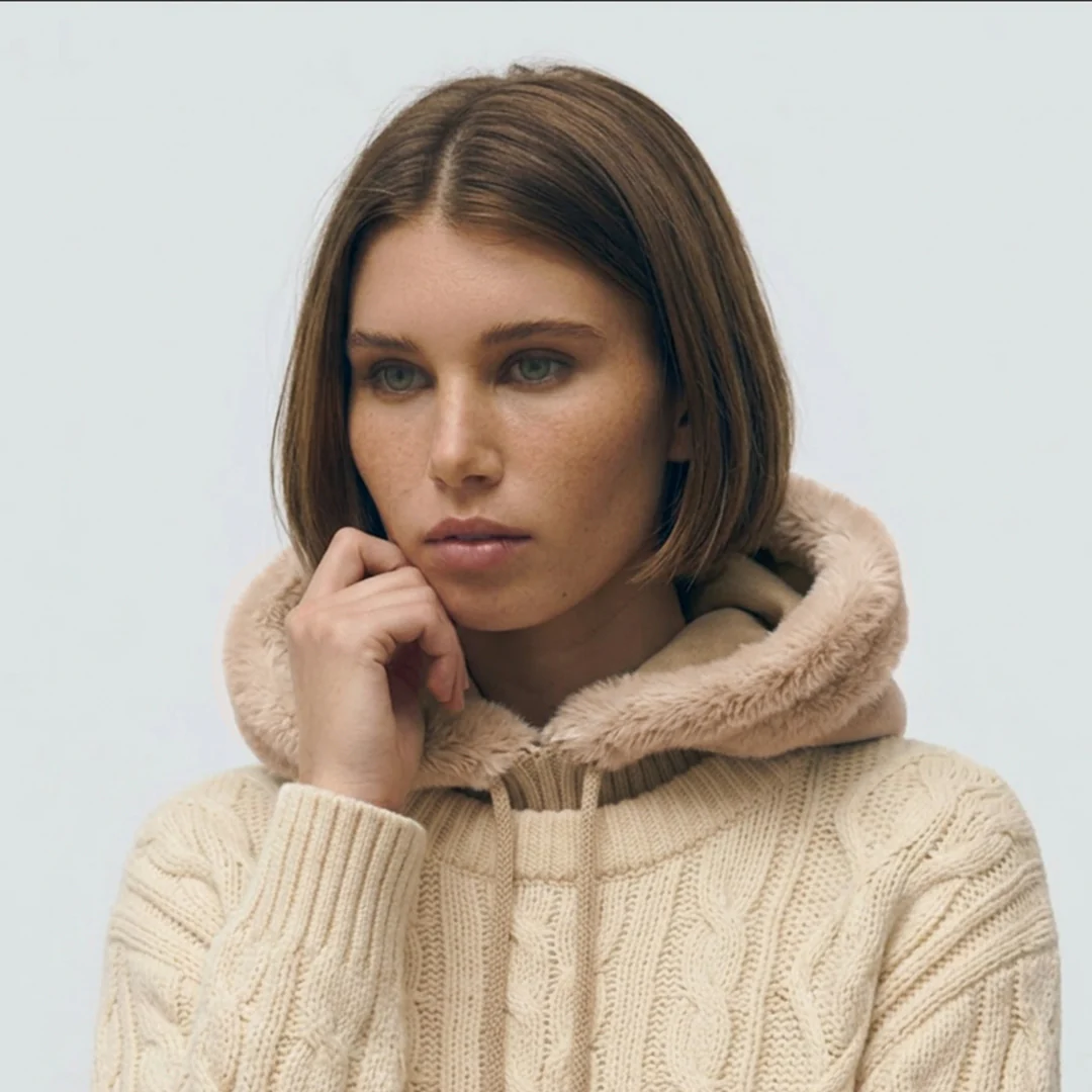 Faux Fur Hooded Scarves - Image 2