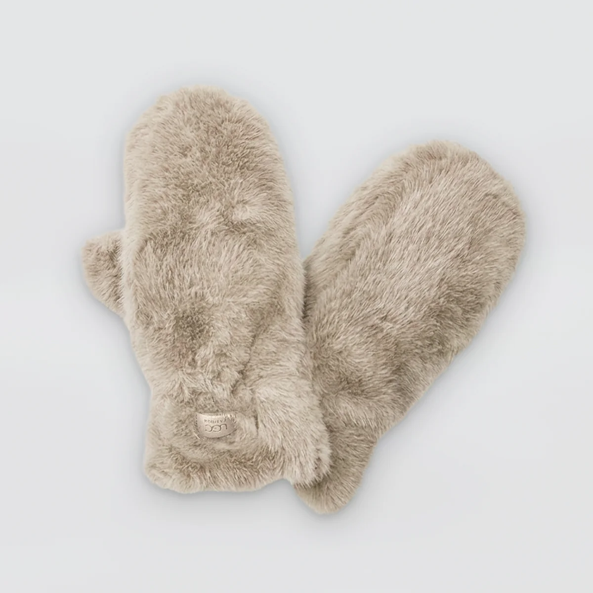 Faux Fur Mitts