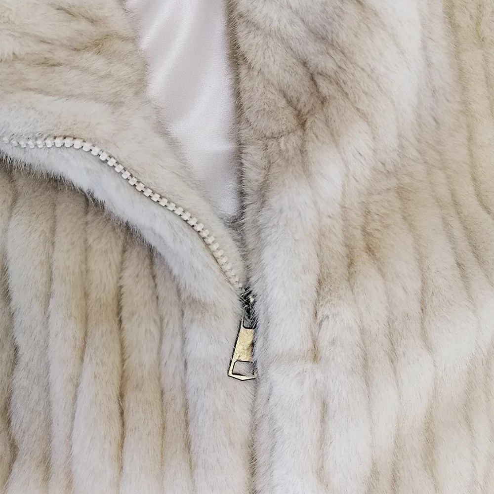 Faux Fur Vest - Long - Image 5
