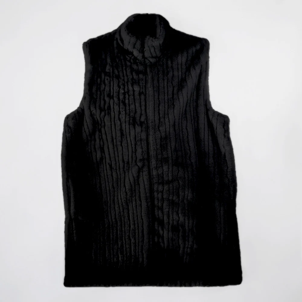 Faux Fur Vest - Long - Image 6