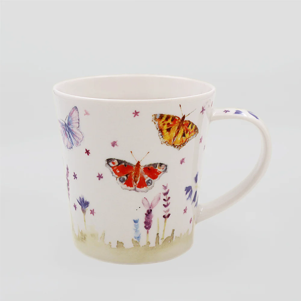 Feather & Fur 'Butterfly' Mug