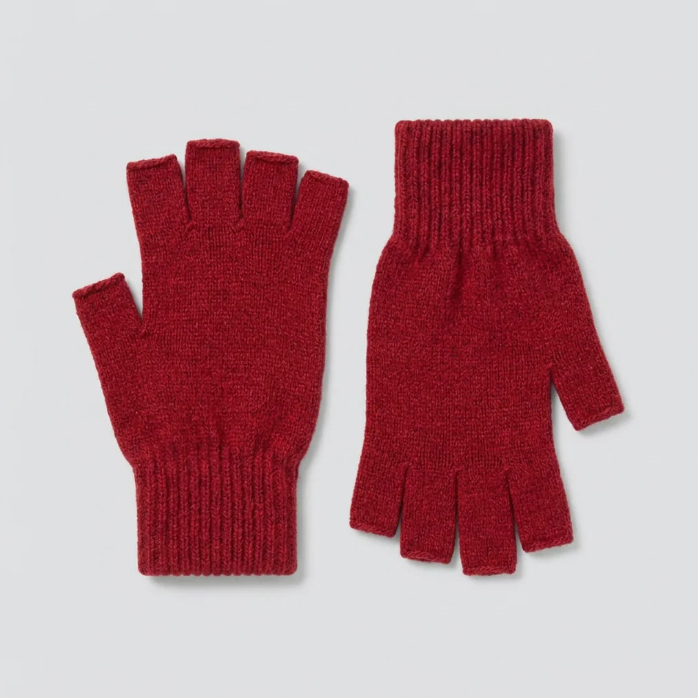 Possum Merino Fingerless Gloves - Rata