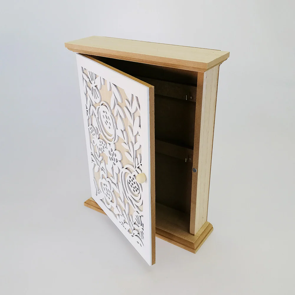 Floral Key Holder Cabinet - Image 2