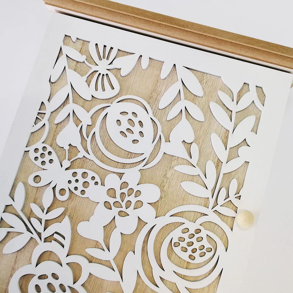 Floral Key Holder Cabinet - Image 3