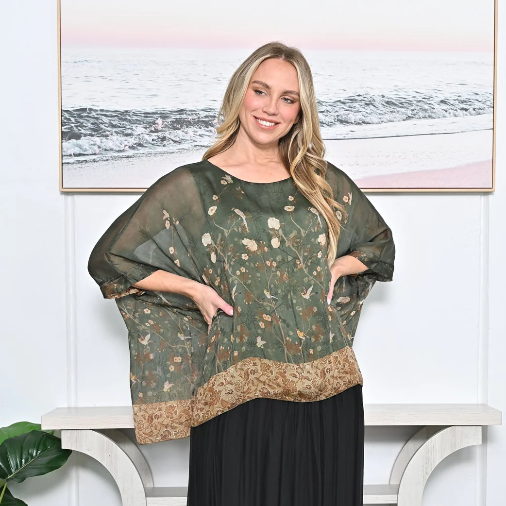Floral Silk Kaftans - Image 2