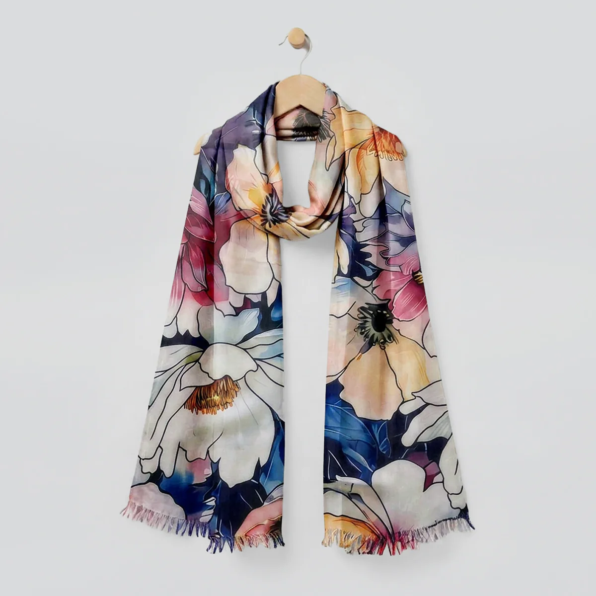 Floral Winter Scarves - Image 2