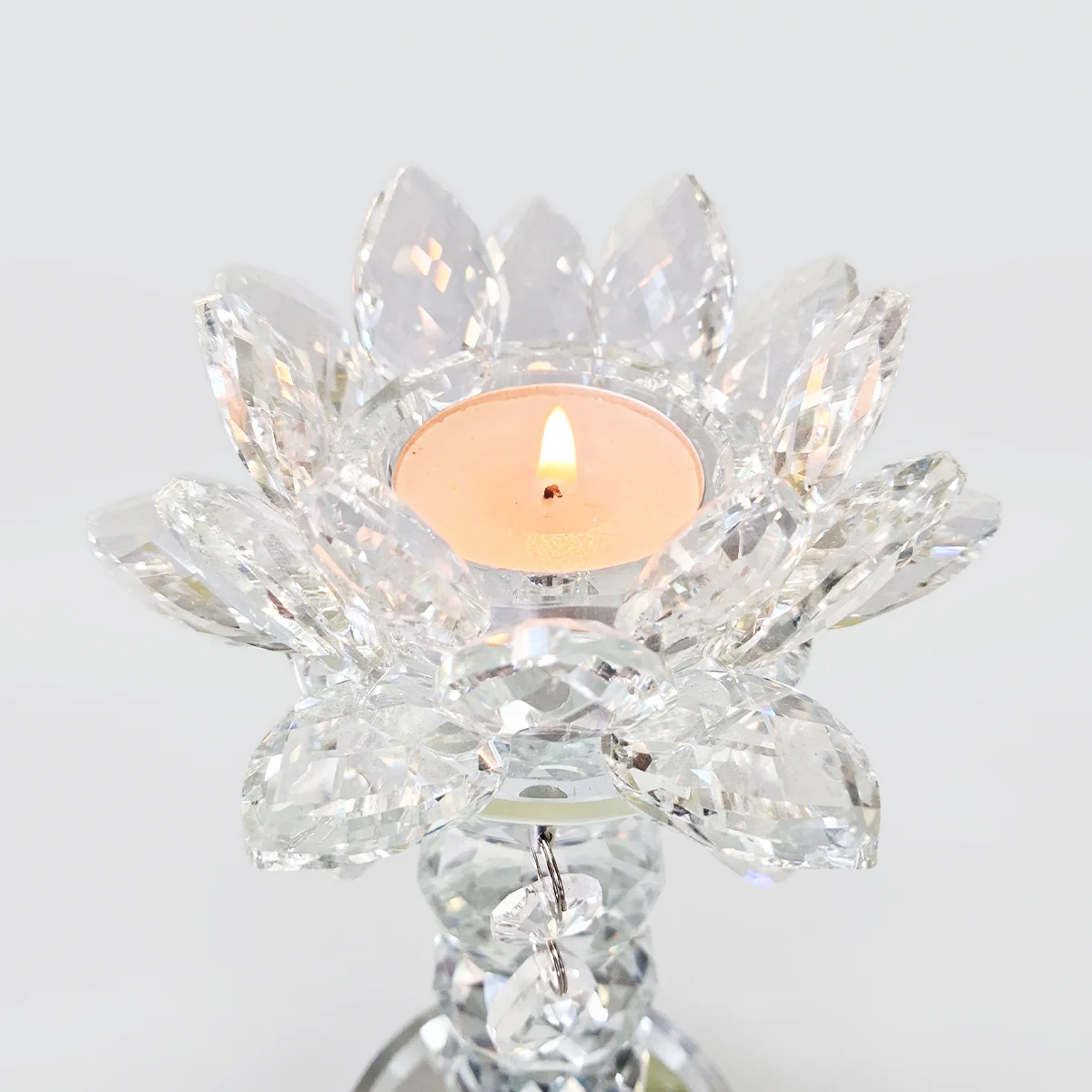 Flower Pillar Candle Stand - Image 2