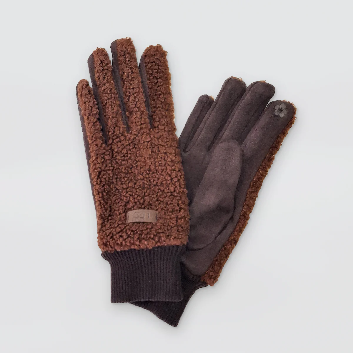 Fluffed Back Gloves - Image 2