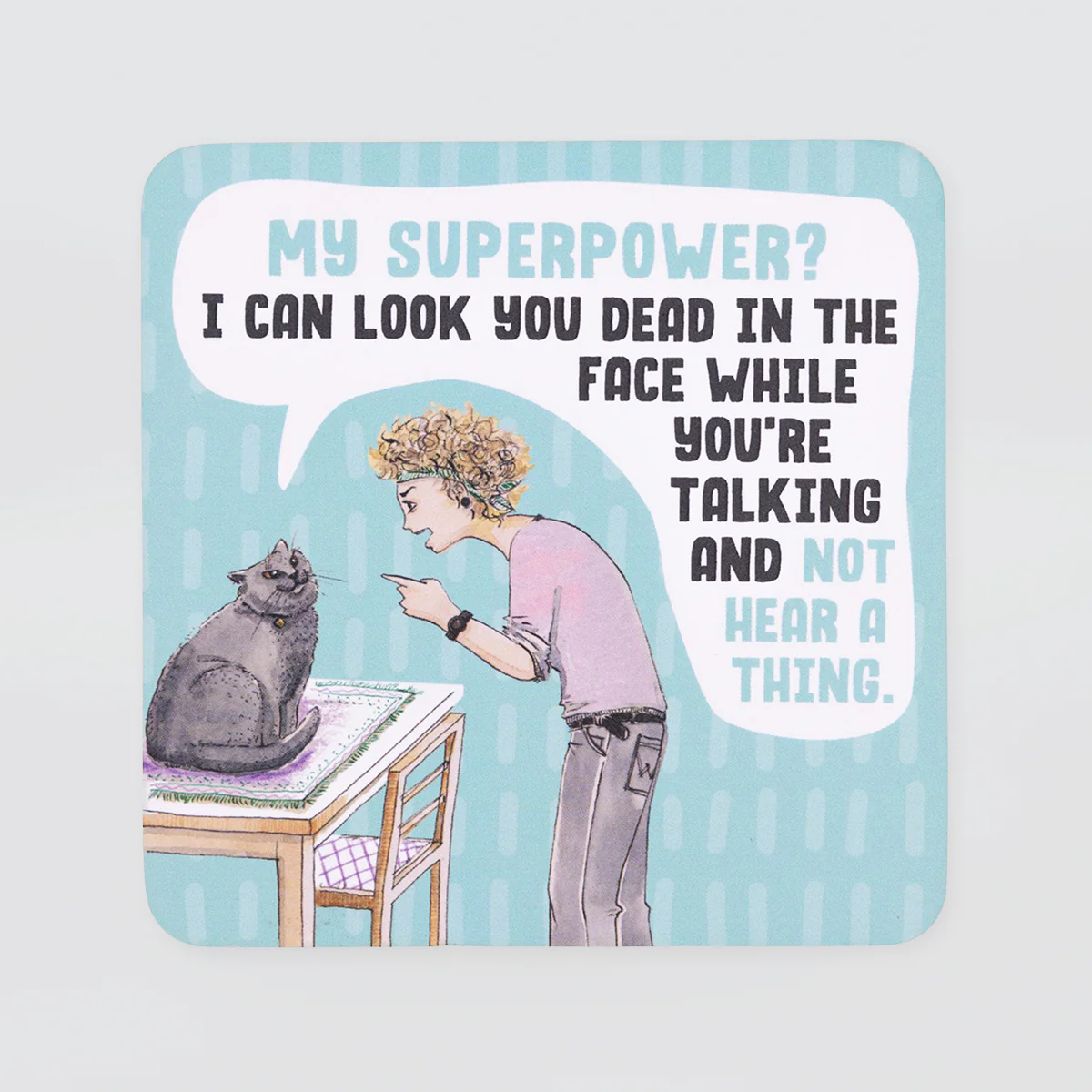 Funny Coaster - 'Superpower'