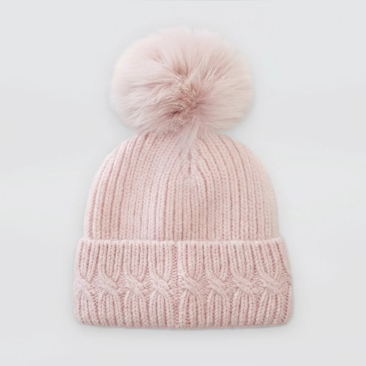 Fur Mohair Bobble Hats - Image 2