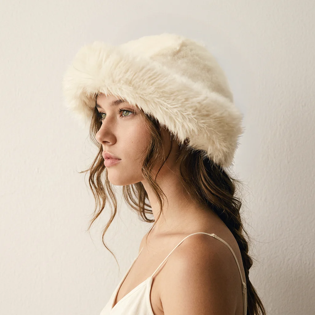 Fur Trim Ear Warmer Beanies - Image 6