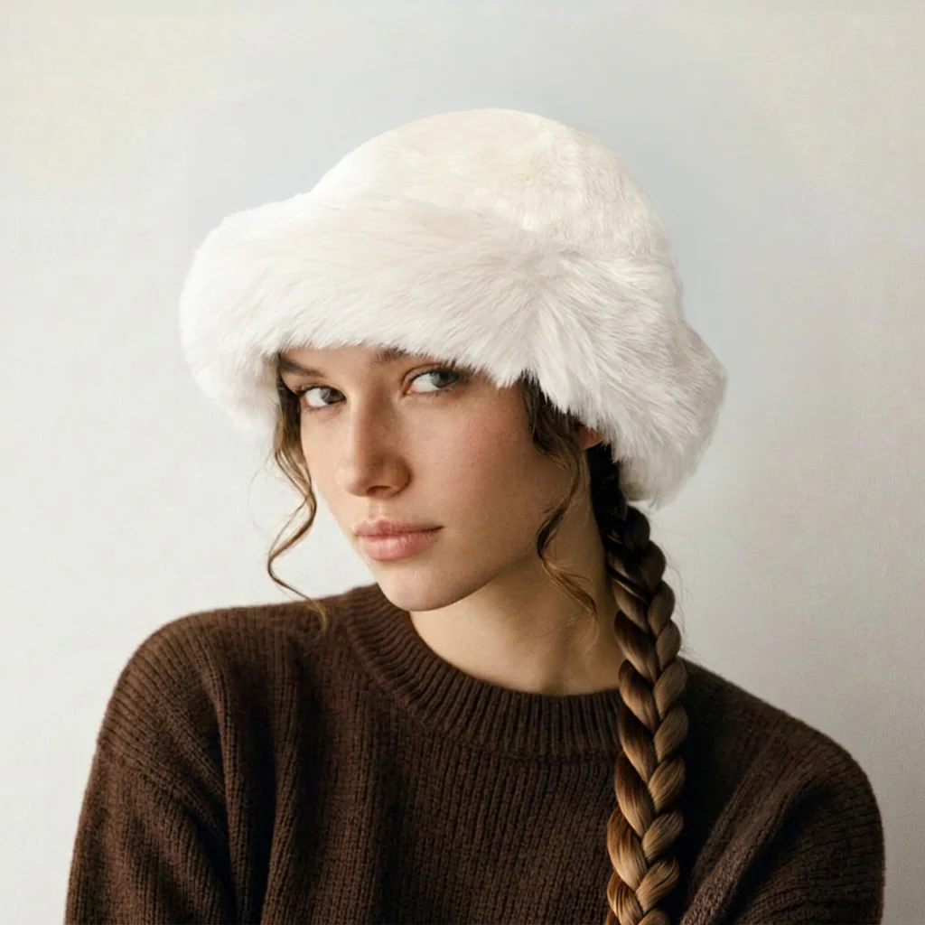 Fur Trim Ear Warmer Beanies - Image 7