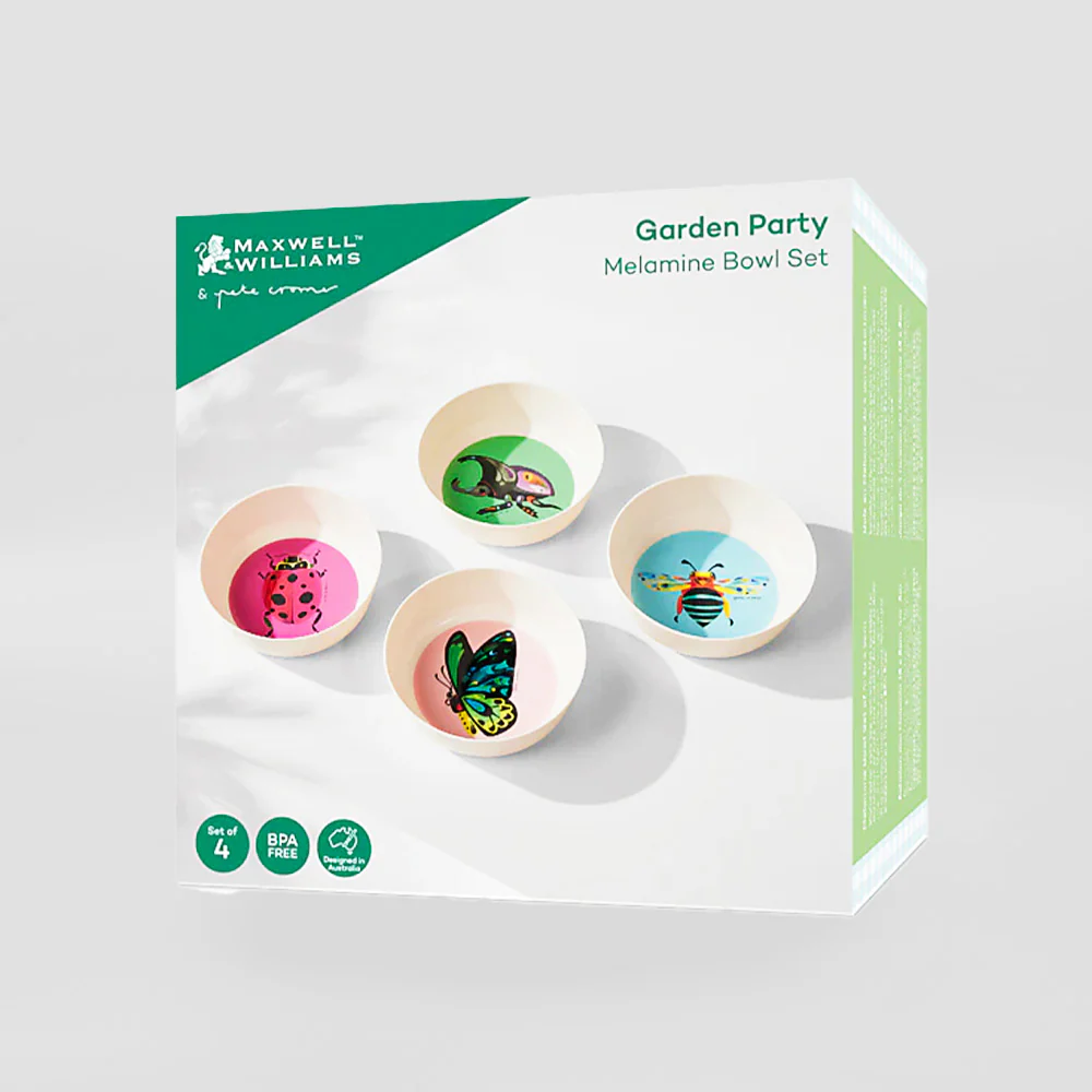 Garden Party - Melamine Bowls Set/4 - Image 2