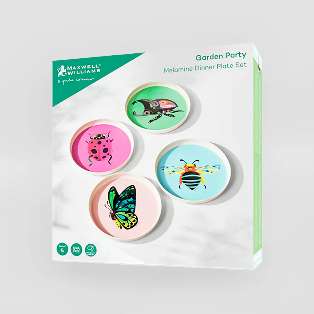 Garden Party - Melamine Plates Set/4 - Image 2