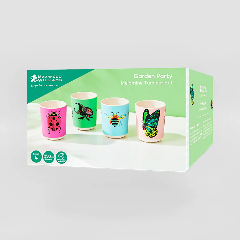 Garden Party - Melamine Tumblers Set/4 - Image 2