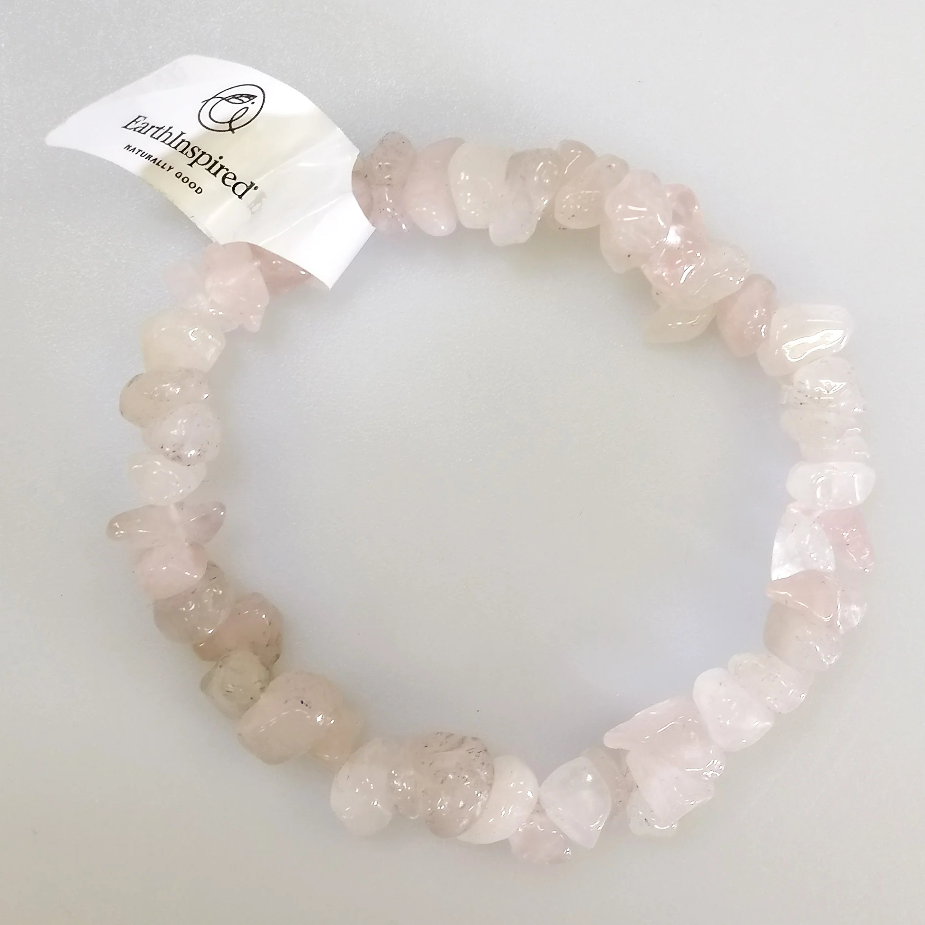 Gem Chip Bracelet - Rose Quartz - Image 2