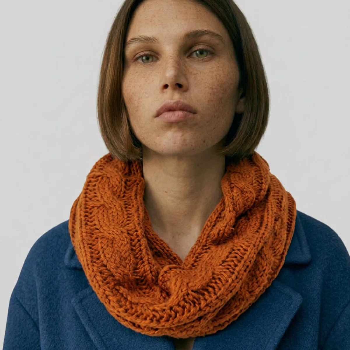 Ginger Knitted Snood